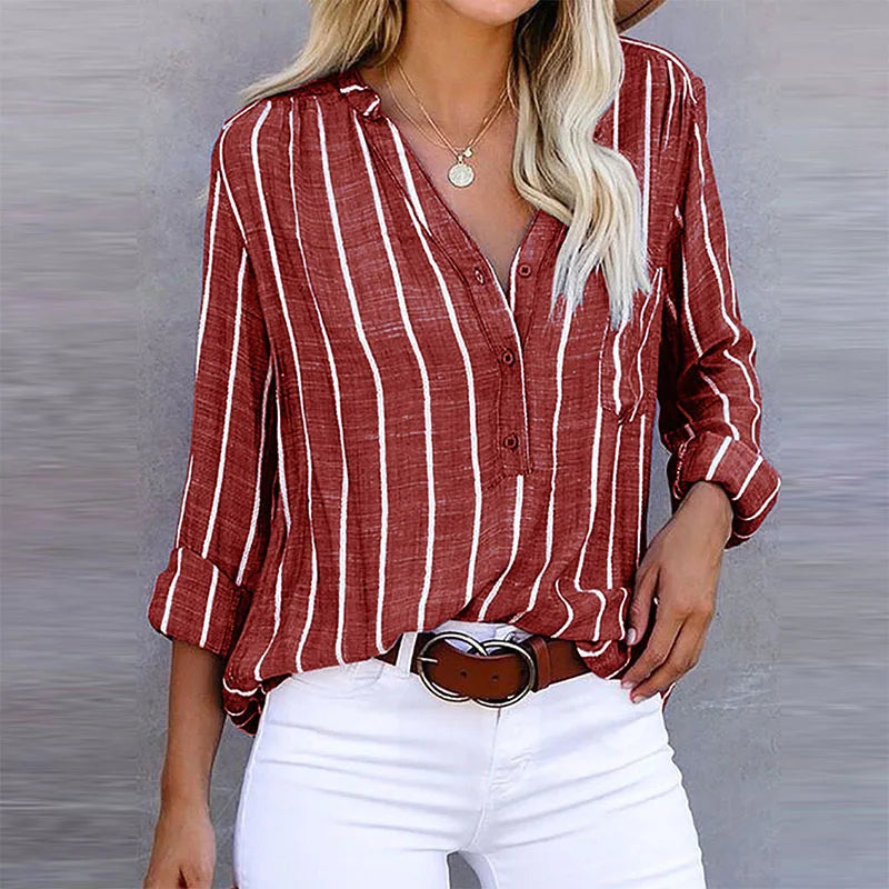 ARLITHYN – STRIPED BUTTON-UP SHIRT