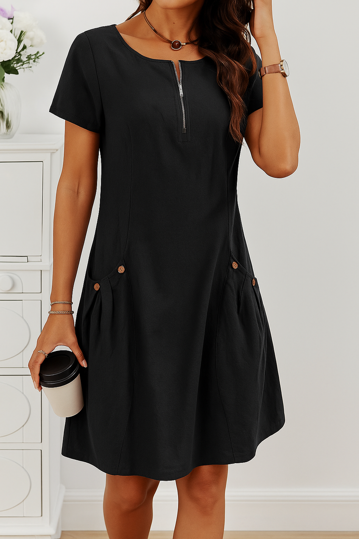 XYLIA – ELEGANT DRESS WITH POCKETS
