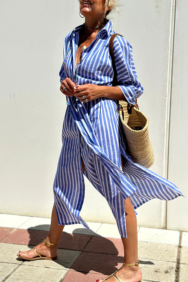 INES – ELEGANT STRIPED SHIRT