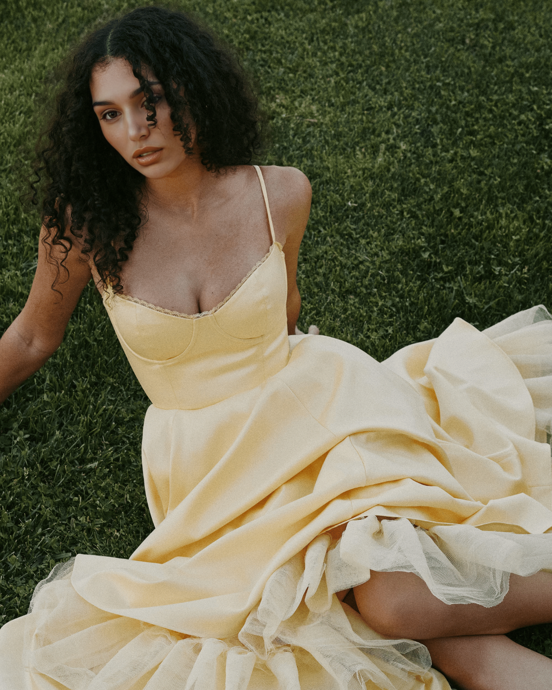 Ophira - Classy Corset Midi Dress