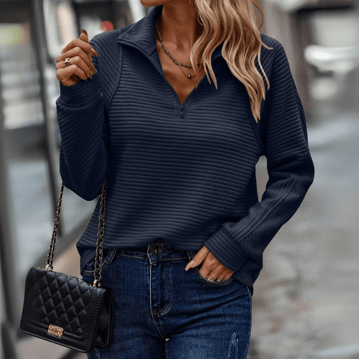 Kathleen - Casual Zip Sweater