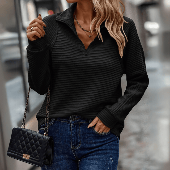 Kathleen - Casual Zip Sweater