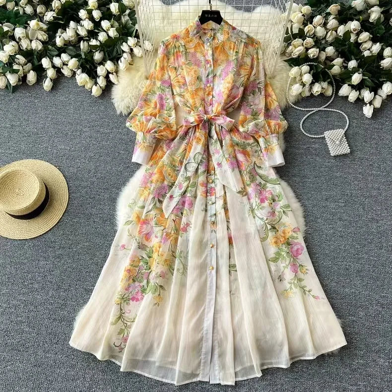 Lucy - Boho Floral Summer Dress