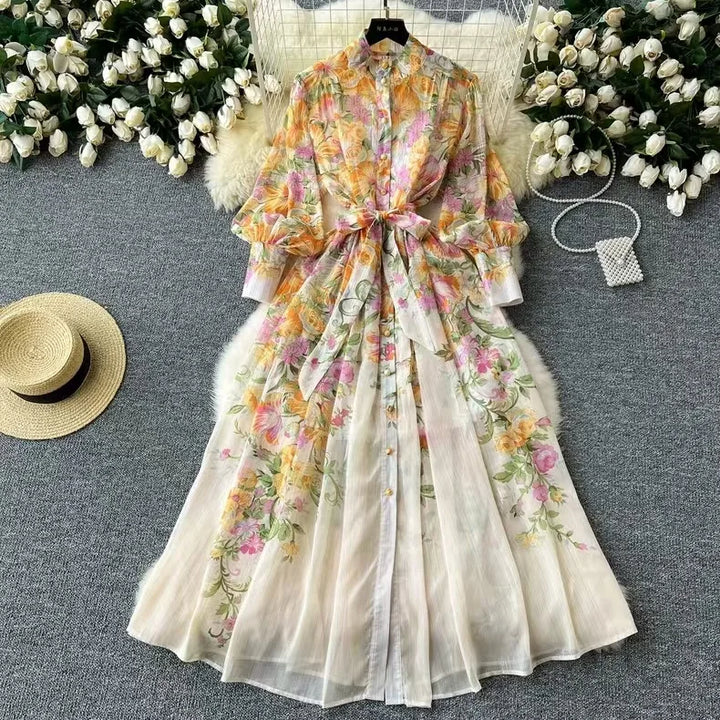 Lucy - Boho Floral Summer Dress