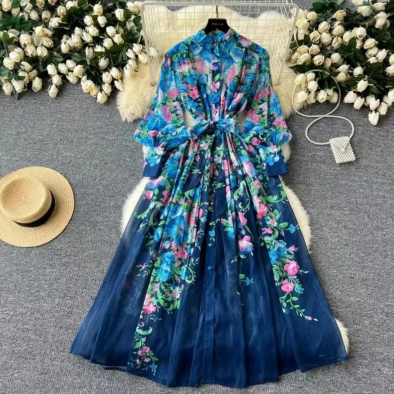 Lucy - Boho Floral Summer Dress