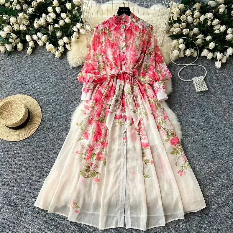 Lucy - Boho Floral Summer Dress