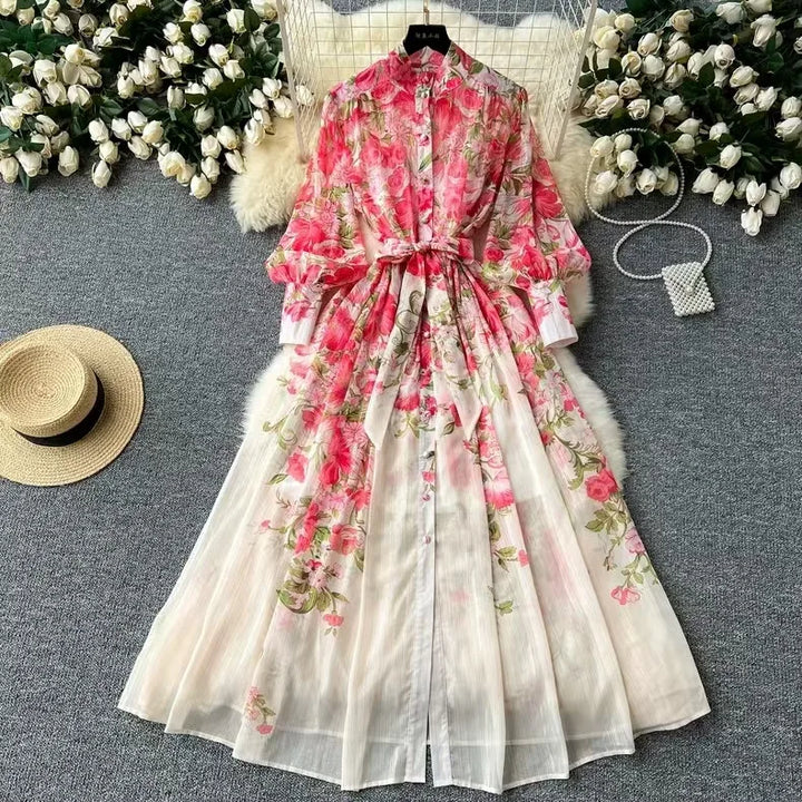 Lucy - Boho Floral Summer Dress