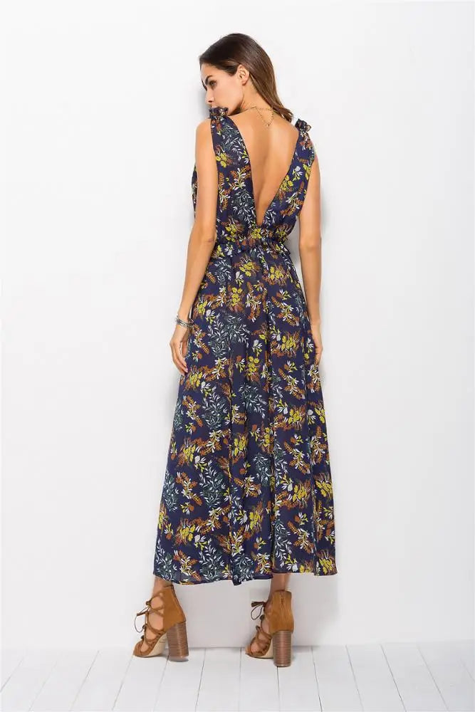 Lourie - Elegant Maxi Beach Dress