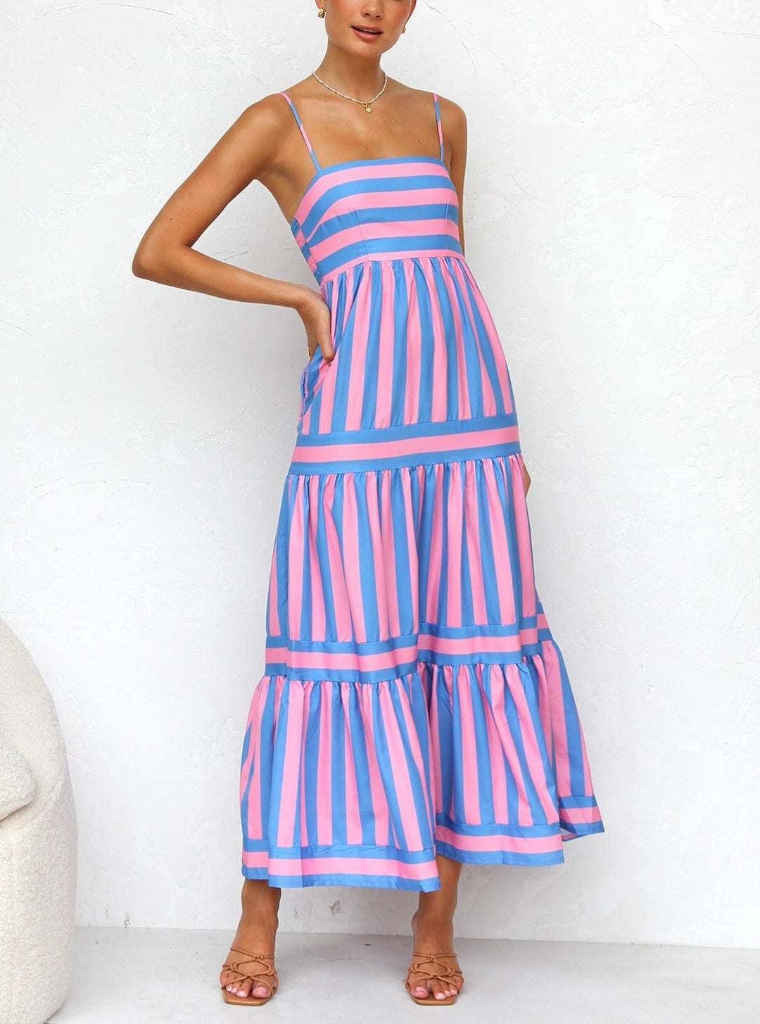 AINSLEY – SUMMER STRAPPY MAXI DRESS