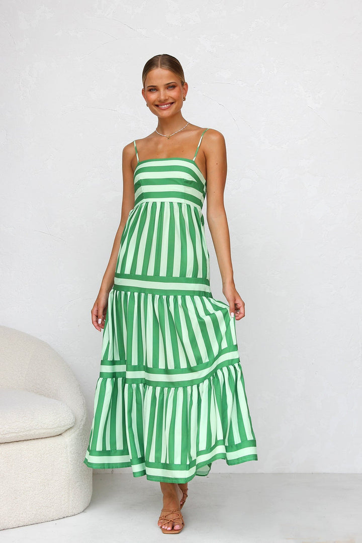 AINSLEY – SUMMER STRAPPY MAXI DRESS
