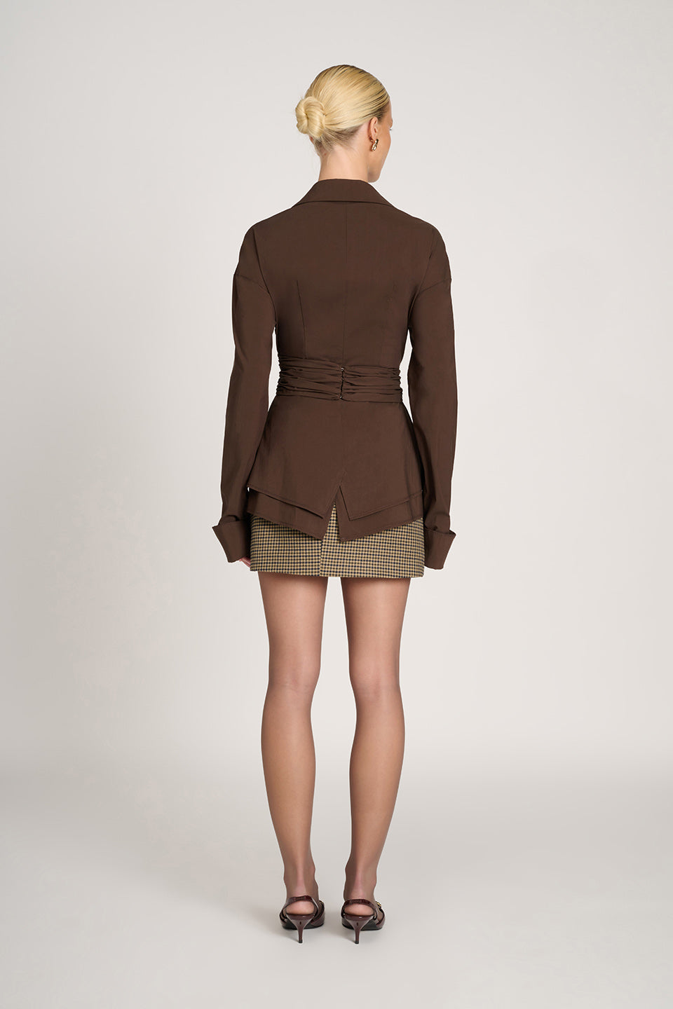 ELVANYA – TAILORED WRAP SHIRT