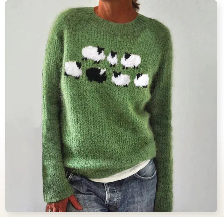 FENNA – RETRO KNITTED SWEATER