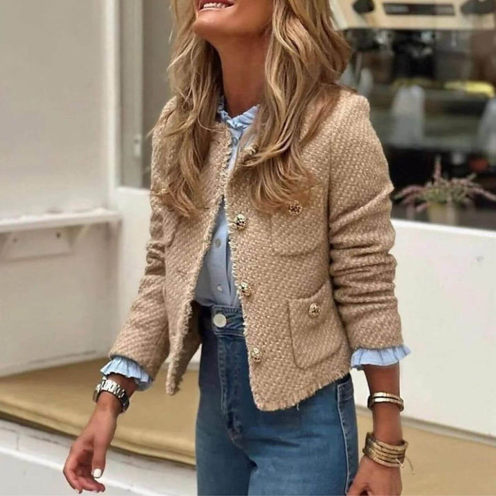 Elena | Stylish Tweed Jacket