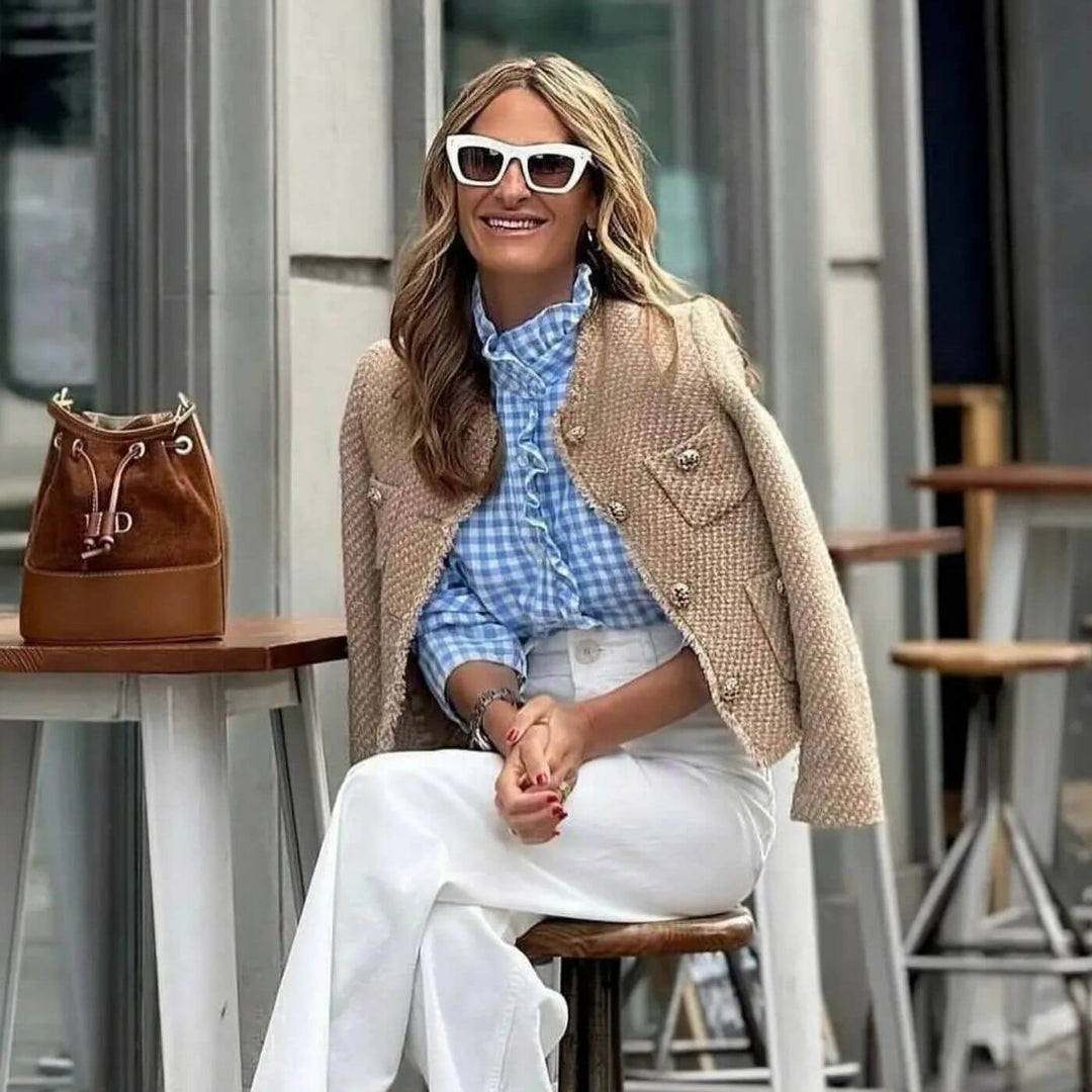 Elena | Stylish Tweed Jacket