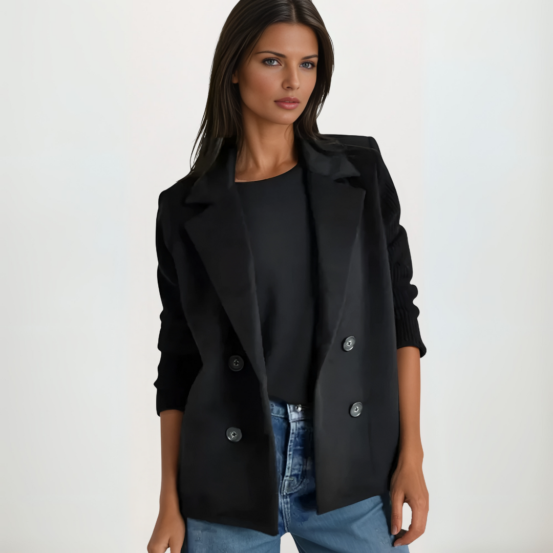Helen - Knitted Blazer Coat