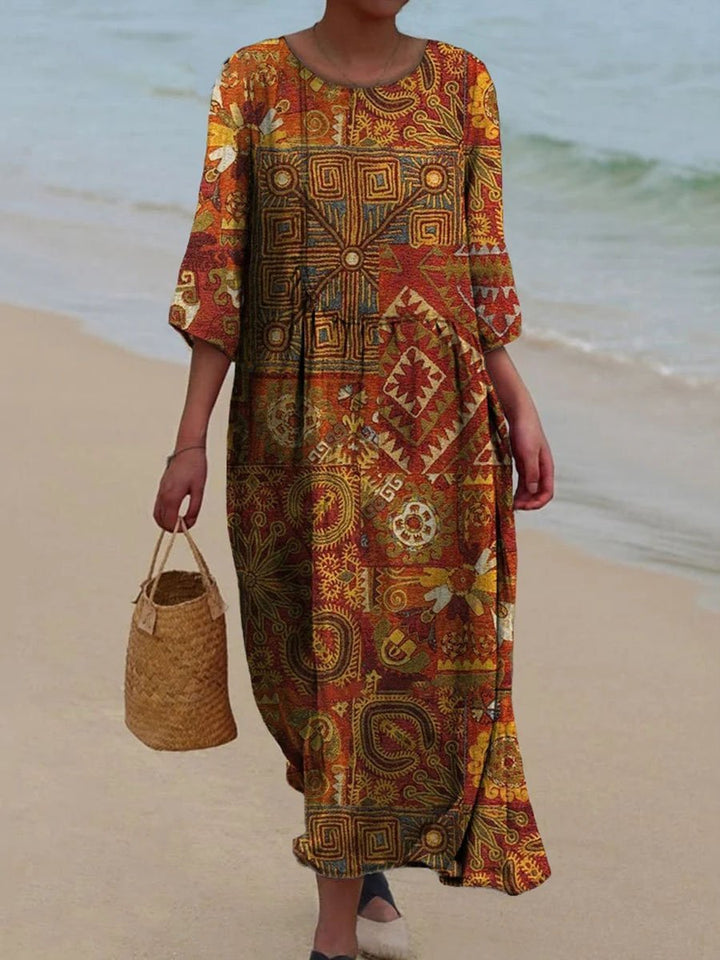 THALYENNE – FLORAL PRINTED MIDI DRESS