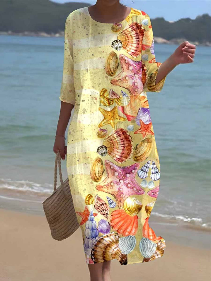 THALYENNE – FLORAL PRINTED MIDI DRESS