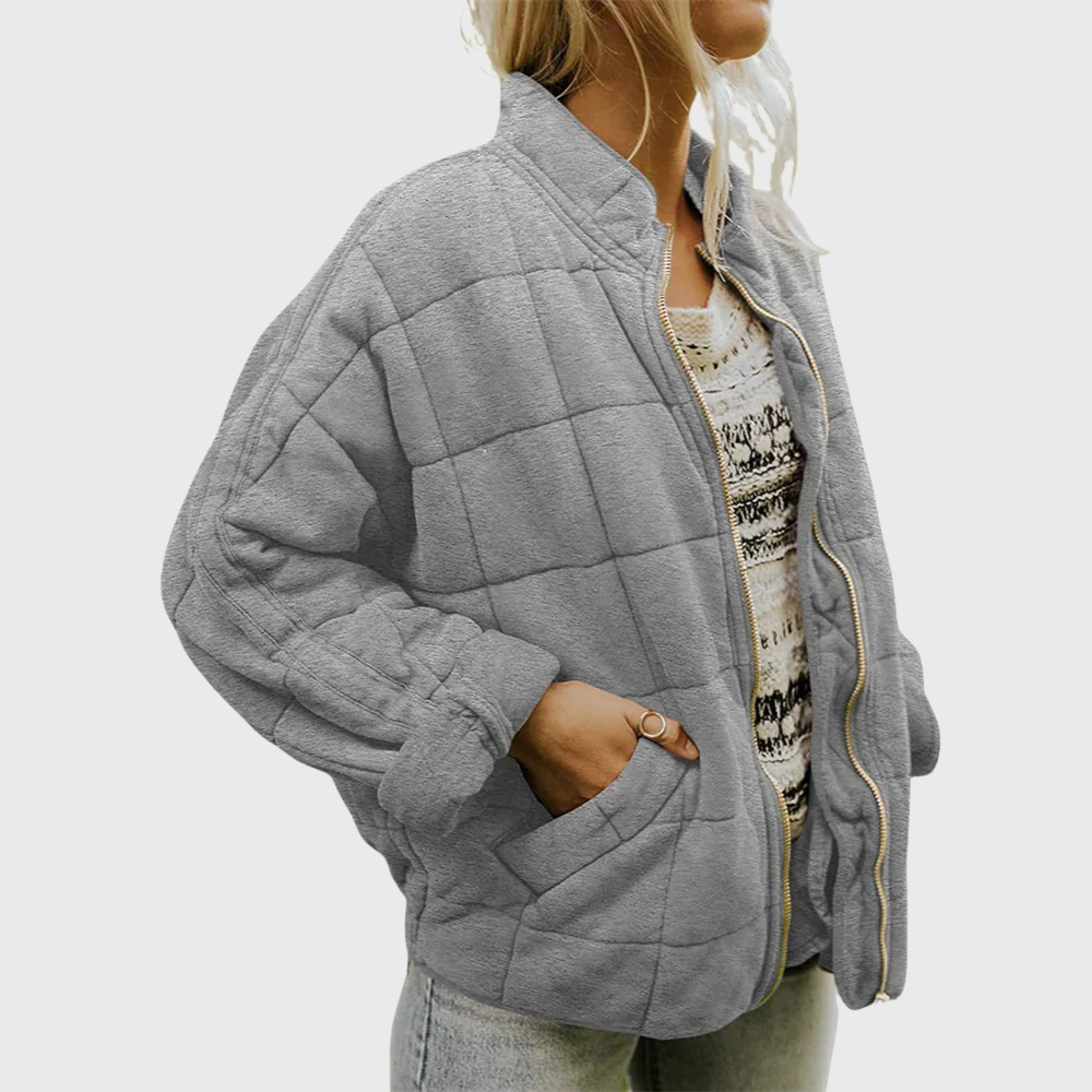 LUNA – ELEGANT OVERSIZED JACKET WITH QUILTED DESIGN