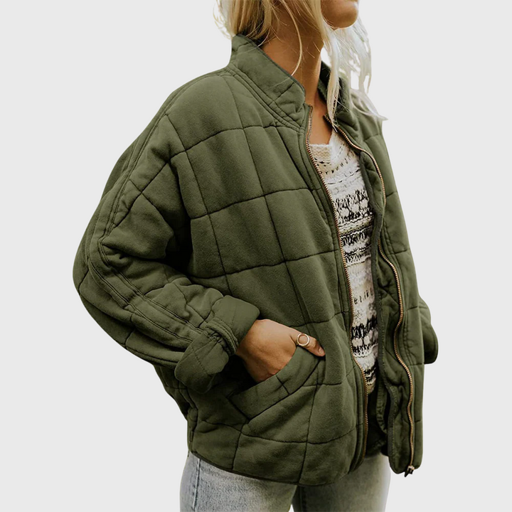 LUNA – ELEGANT OVERSIZED JACKET WITH QUILTED DESIGN