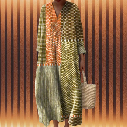 ISLA – ELEGANT GEOMETRIC DRESS