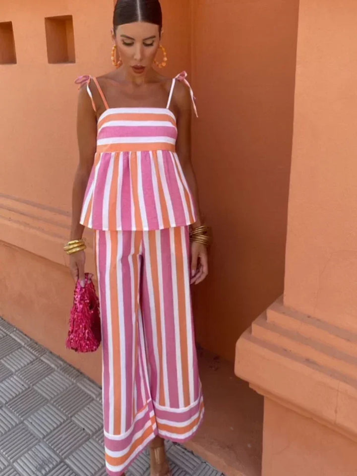 Lynor - Printed Summer Trousers Set