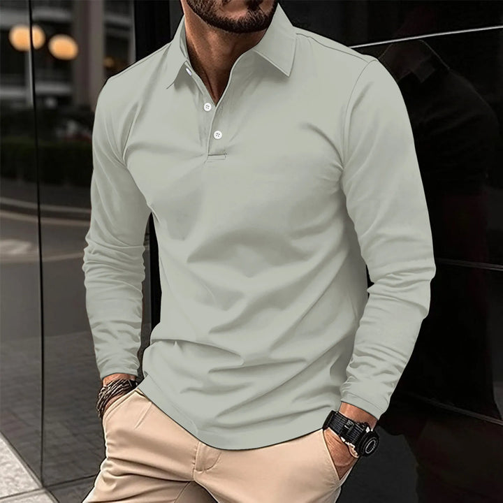 KNOX – RELAXED LONG-SLEEVE POLO