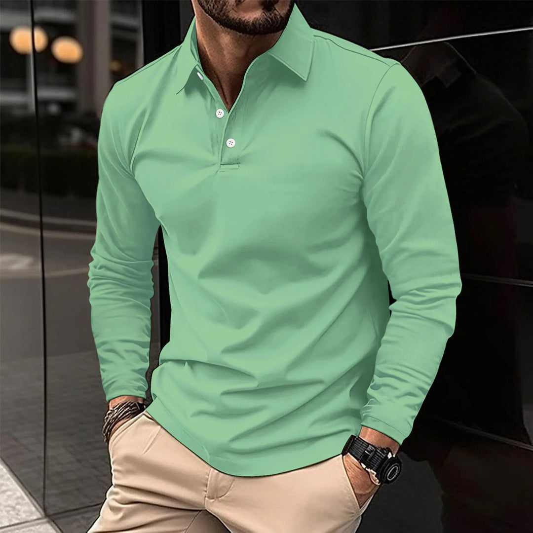 KNOX – RELAXED LONG-SLEEVE POLO