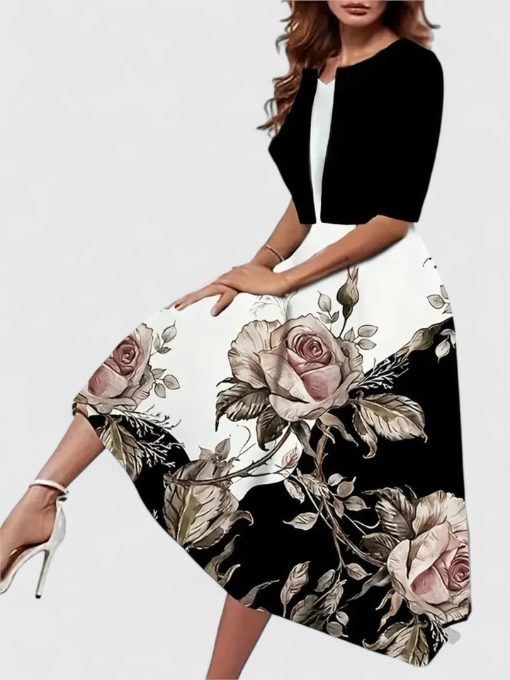 CHANTAL – ELEGANT MIDI DRESS