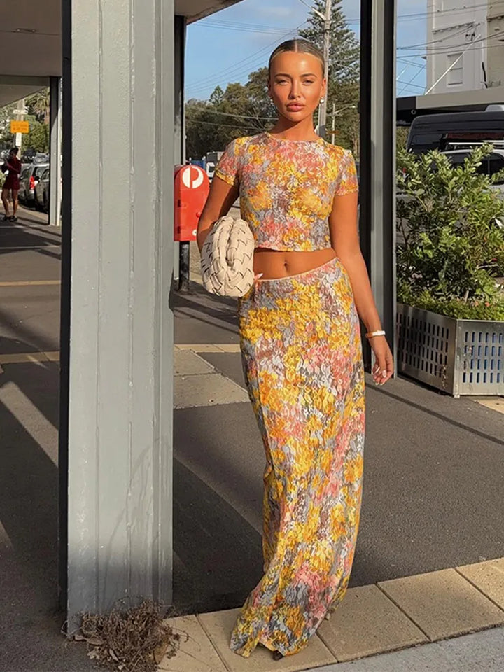 Blessy - Two-Piece Floral Set