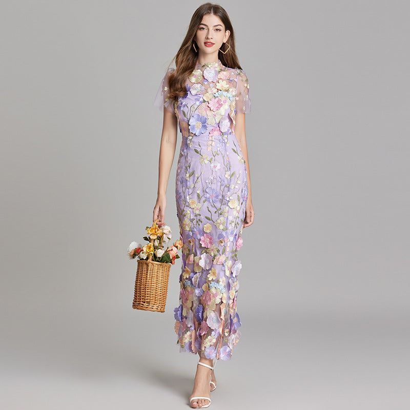 Solara - Floral Finesse Dress
