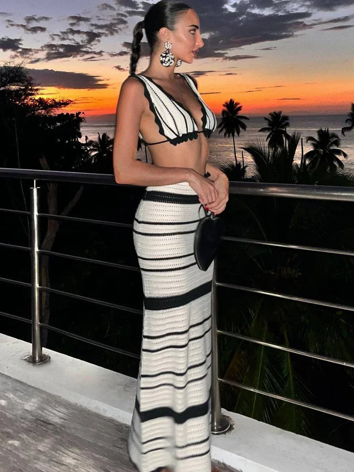 Amari - Striped Two-Piece Set