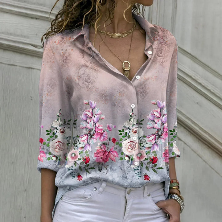 MAELYS – CASUAL PRINTED BLOUSE