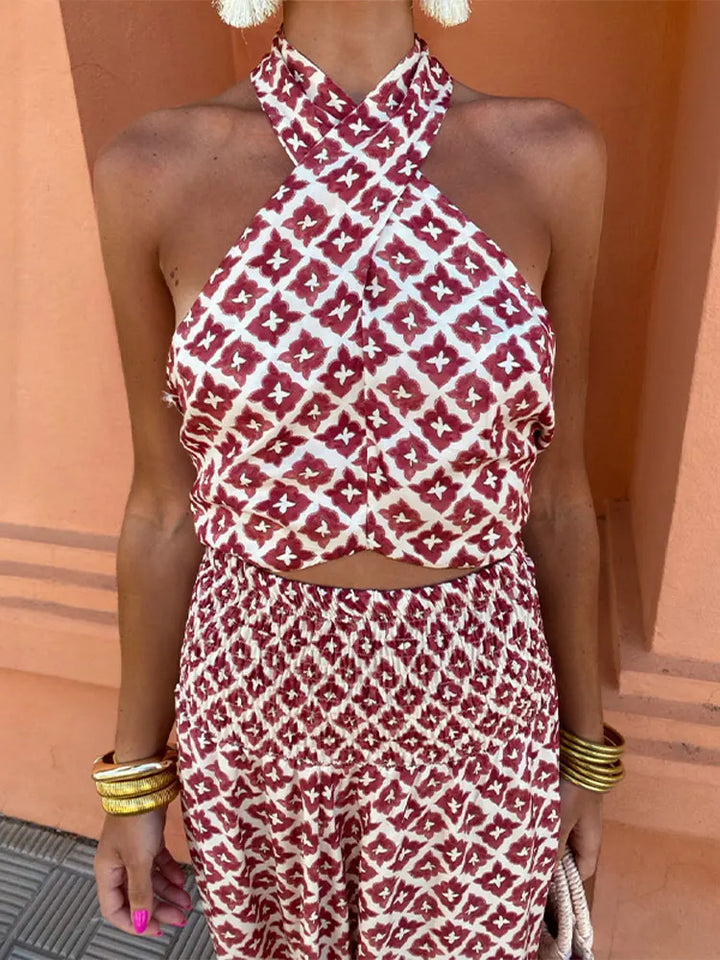 Lynor - Ruched Off-Shoulder Midi Dress