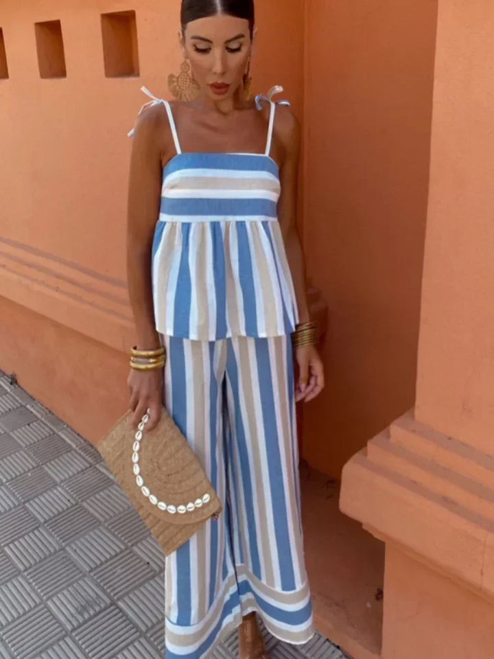 Lynor - Printed Summer Trousers Set