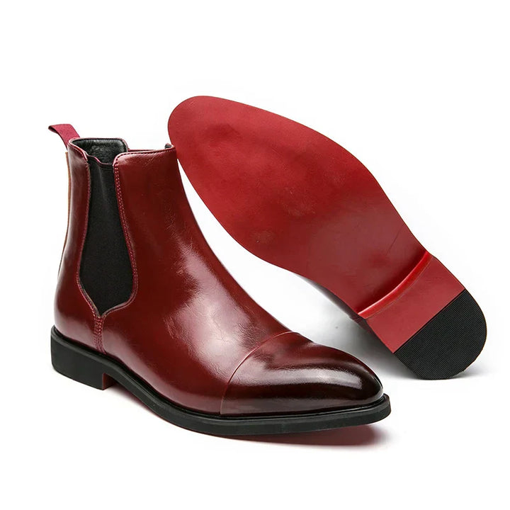 Giovanni Rossi Leather Chelsea Boots