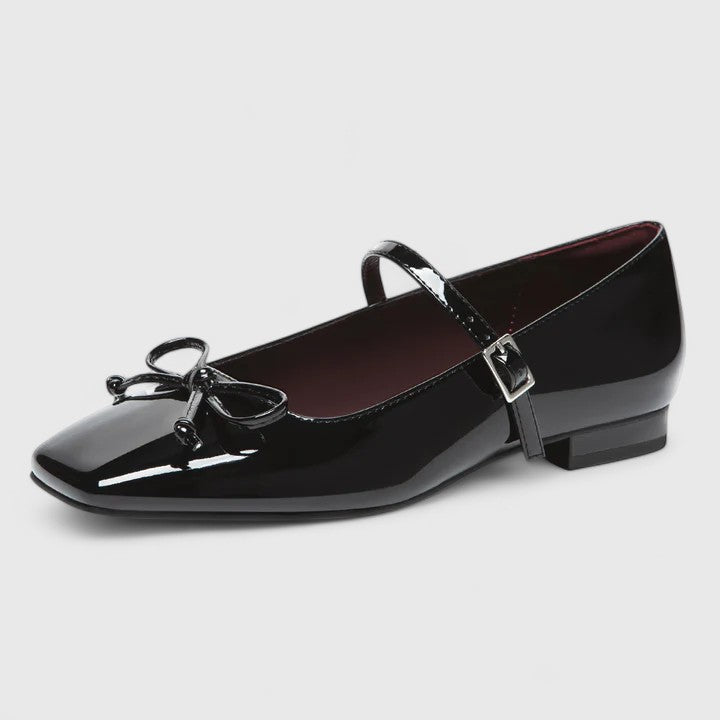 ELENAVELLE – ORTHOPEDIC SQUARE TOE BALLET FLATS