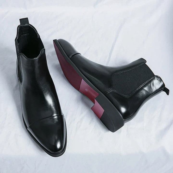 Giovanni Rossi Leather Chelsea Boots