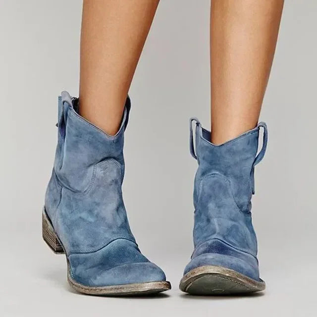 Quinley | Vintage Western Ankle Boots