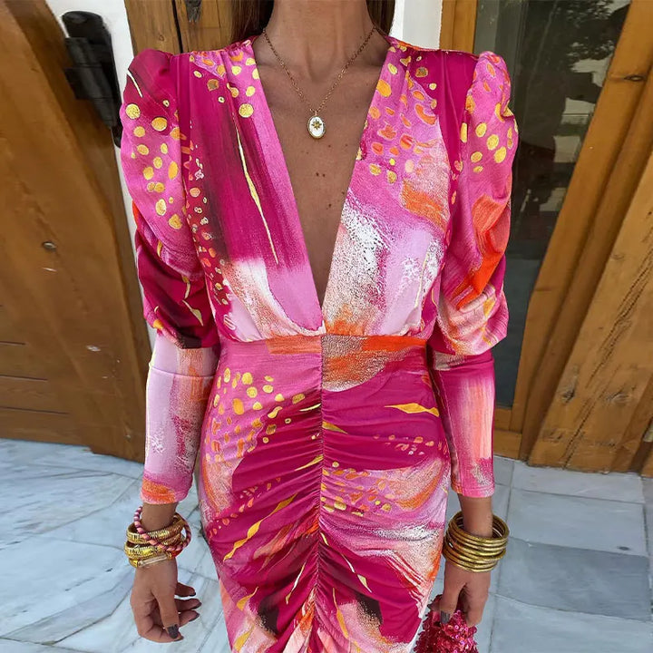 Lynor - Elegant Flowy Maxi Dress