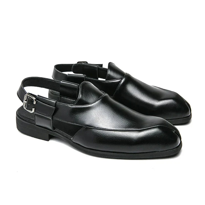 Cambridge Leather Cutout Loafers