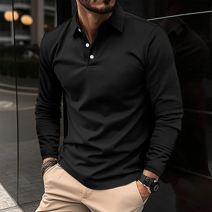 KNOX – RELAXED LONG-SLEEVE POLO