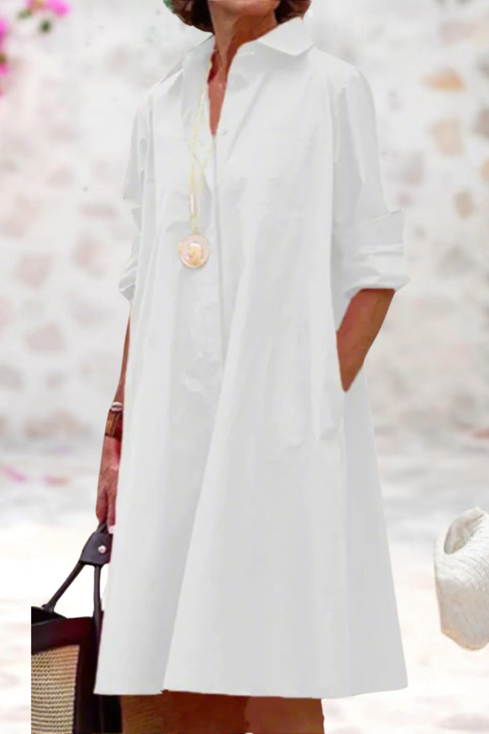 Waltraud - Elegant Premium Midi Dress for Timeless Style