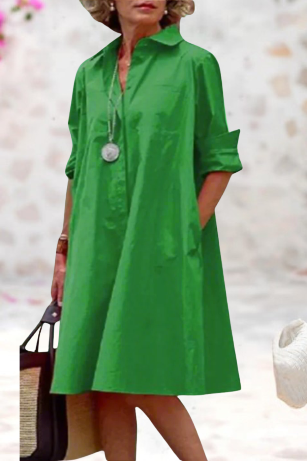 Bernadette - Elegant Midi Dress with Timeless Charm