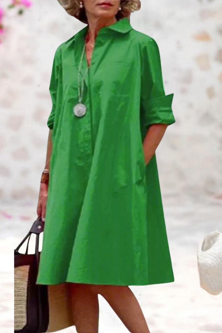 Bernadette - Elegant Midi Dress with Timeless Charm