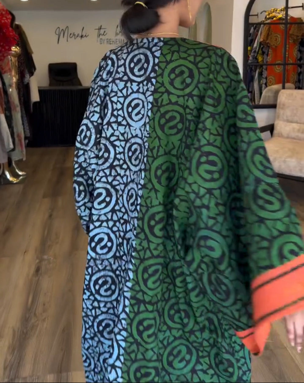 RENATA – CHIC COLOR PANEL DRESS