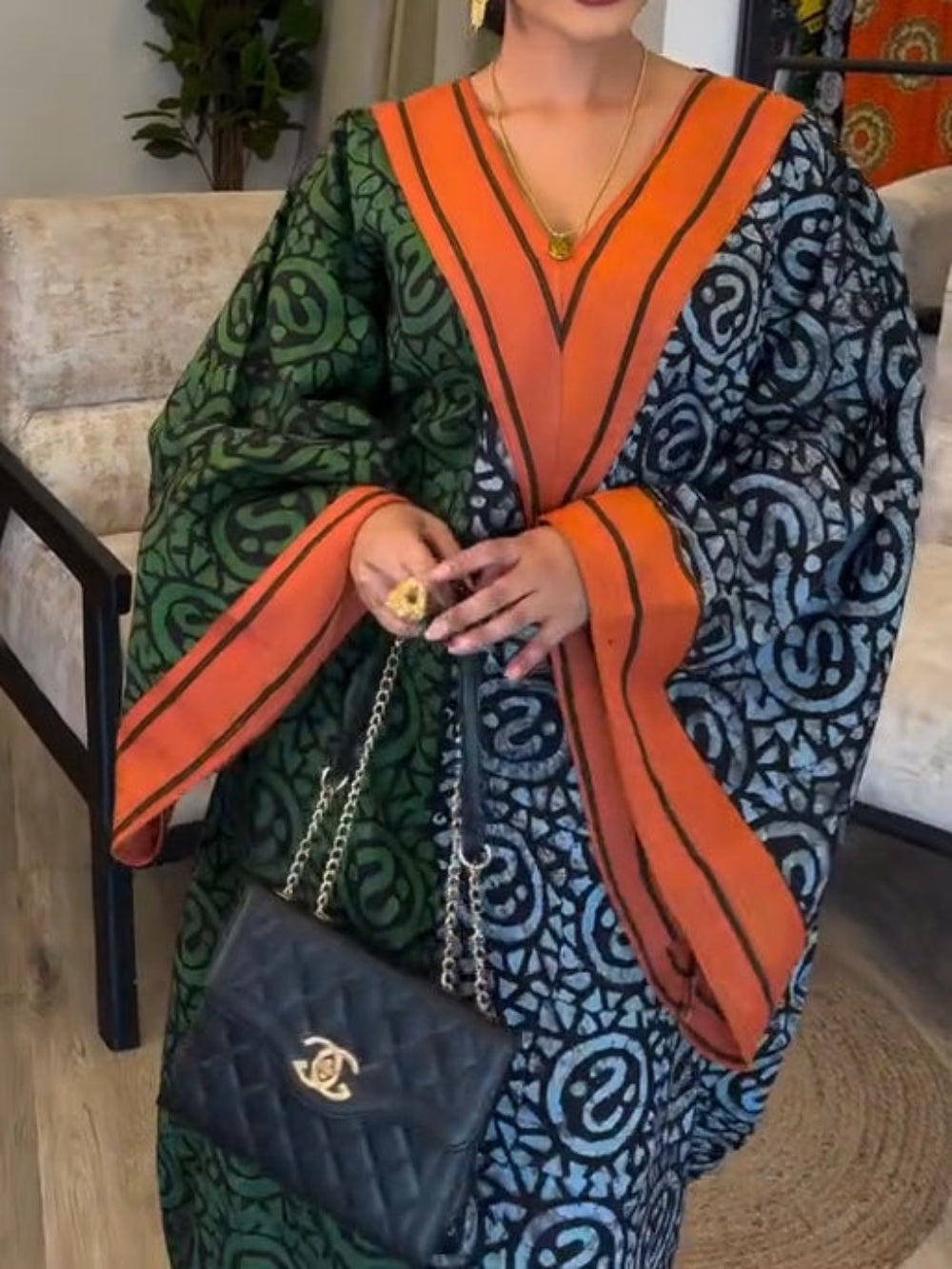 RENATA – CHIC COLOR PANEL DRESS