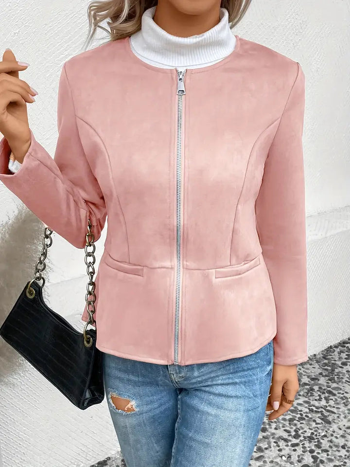 Thalia – Roksana Jacket With Zipper