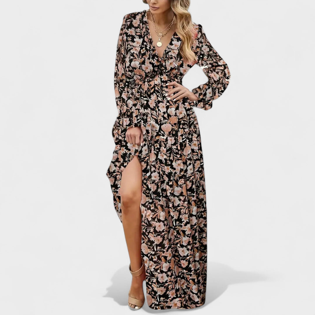 Zera - Floral Tiered Maxi Dress