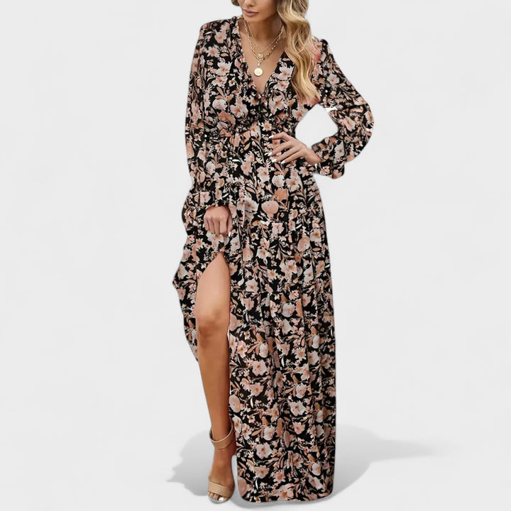 Zera - Floral Tiered Maxi Dress