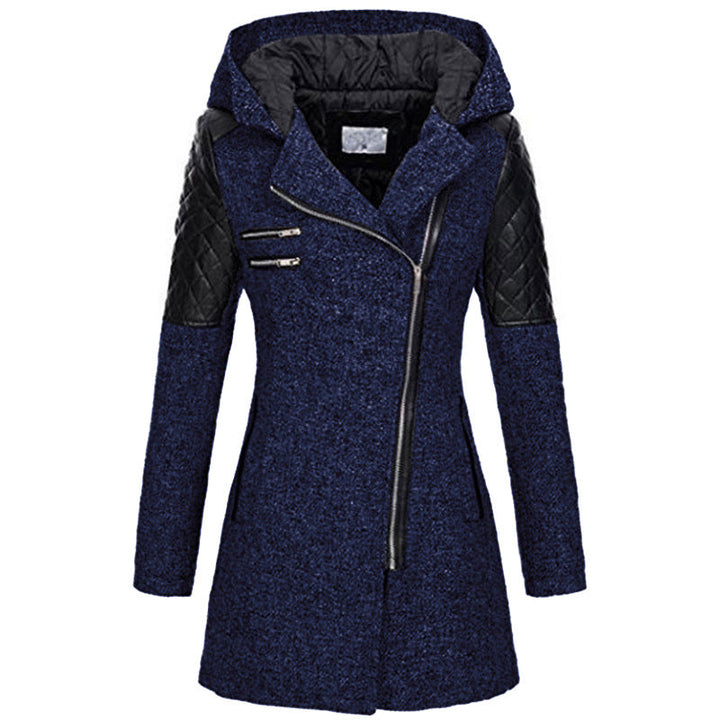 Zoë – Stylish Slant-Zip Winter Jacket